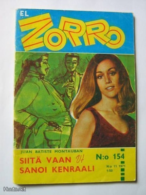 El Zorro no 154 - 11 / 1971 - Siitä vaan sanoi kenraali