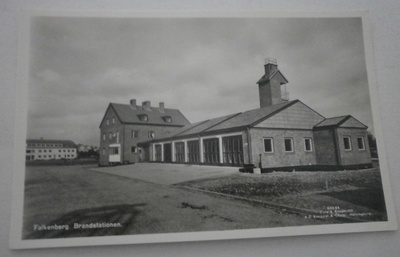 Falkenberg, paloasema, vanha mv valokuvapk, ei p.