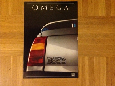 Esite Opel Omega A 3000 vuodelta 1989
