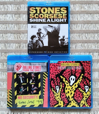 3 KPL ROLLING STONES BLU-RAY
