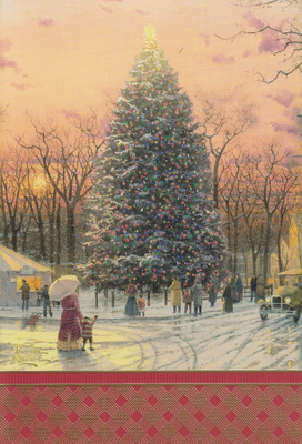 Thomas Kinkade: Suuri joulukuusi (taittokortti)