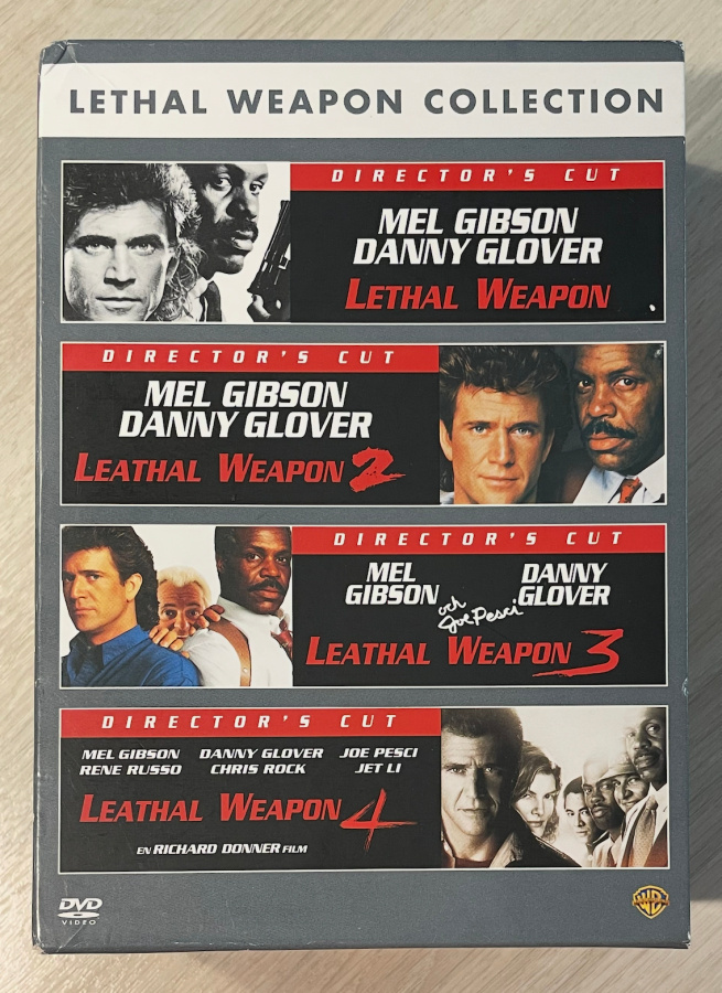 Tappava ase 1-4 (1987-1998) Ohjaajan versiot (4DVD)