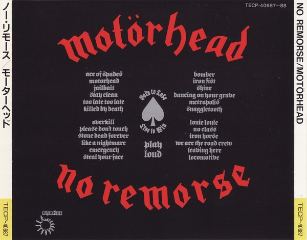 Motörhead - No Remorse CD Japan