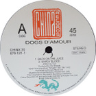 THE DOGS D'AMOUR ~ Back On The Juice ~ 12" EP Ex/Ex - pikkukuva 3
