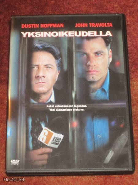 YKSINOIKEUDELLA DVD (Dustin Hoffman, John Travolta)