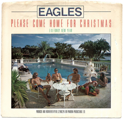EAGLES: Please Come Home For Christmas / Funky New Year  7"
