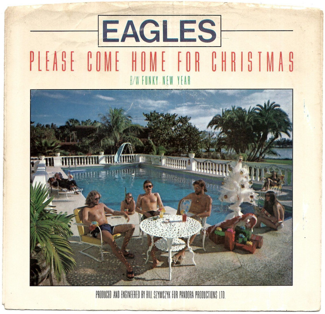 EAGLES: Please Come Home For Christmas / Funky New Year  7"