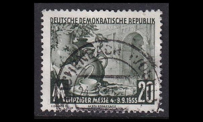 DDR 480 o Leipzigin syysmessut 20 Pf (1955)
