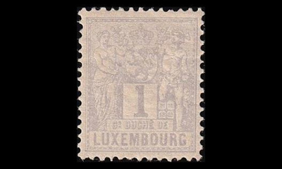 Luxemburg 45D * Allegoria 1 C (12½) (1882)