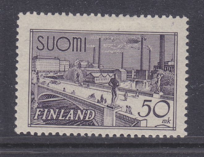 M30  1942  50  mk liimakkeellisena.