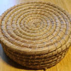 Kasvikuiduista punottu pieni kori, 14,5cm - pikkukuva 2