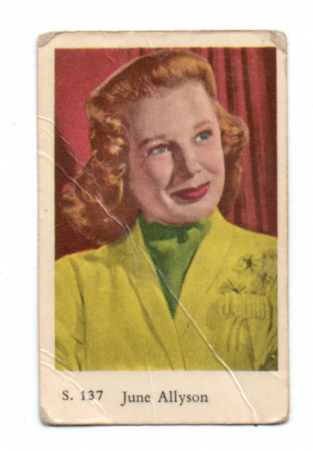 Purkkakuva S. n:o 137 JUNE ALLYSON