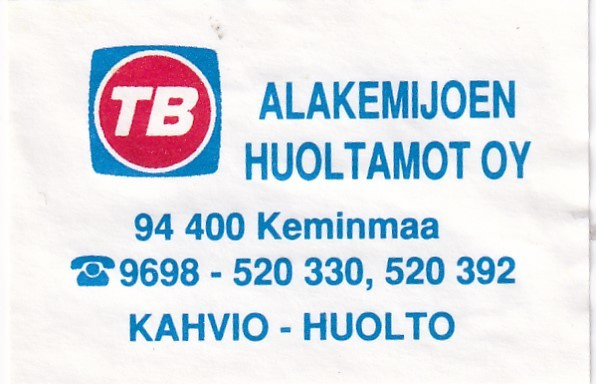 Keminmaa, Alakemijoen Huoltamot OY    8/6