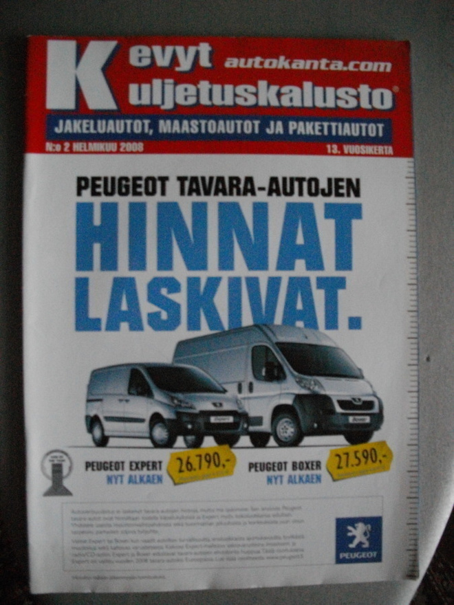 Kevyt kuljetuskalusto Nro 2/2008 (26.3)