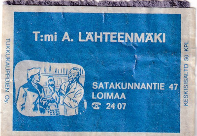 Loimaa. T:mi A. Lähteenmäki.  s103