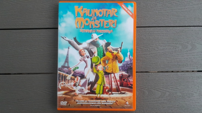 DVD: Kaunotar ja Monsteri - Seikkailu Pariisissa (2011)