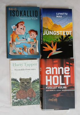 Kotimainen kirja paketti 4kpl