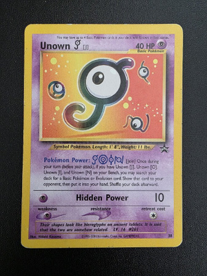 Unown [J] (WP 38) - Wizards Black Star Promos