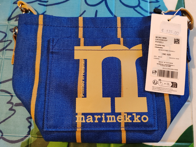 Marimekko mono mini crosbody Puhveli laukku