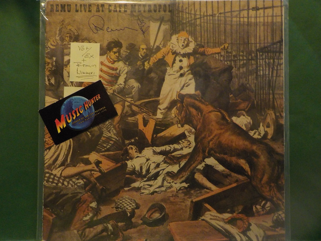 REMU - LIVE AT CAFÉ METROPOL - FIN 1985 VG+/EX LP + NIMMARI
