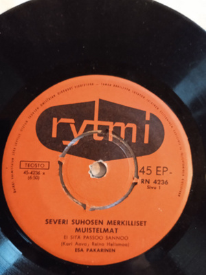 SINGLE- LEVY: ESA PAKARINEN   RYTMI RN 4236