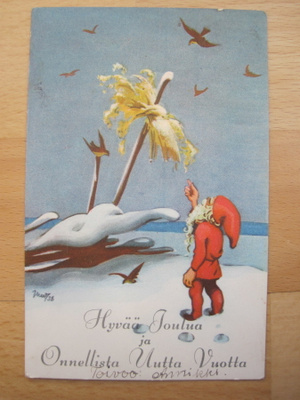 VANHA Postikortti Martta Wendelin 1930-luku