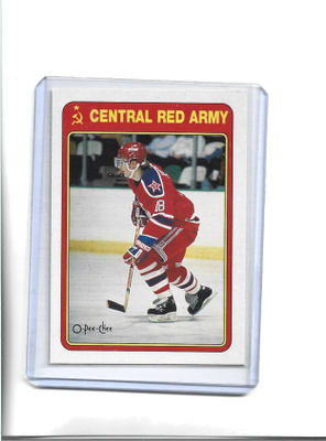 SERGEI FEDOROV - ROOKIE - RED ARMY # 19R OPC-1990-91