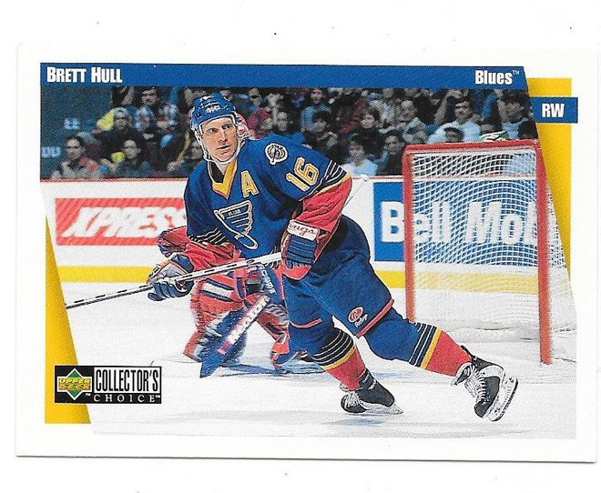 97-98 Collector`s Choice #224 Brett Hull St Louis Blues