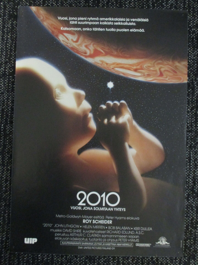 2010 (Peter Hyams, 1984) - vanha elokuvajuliste