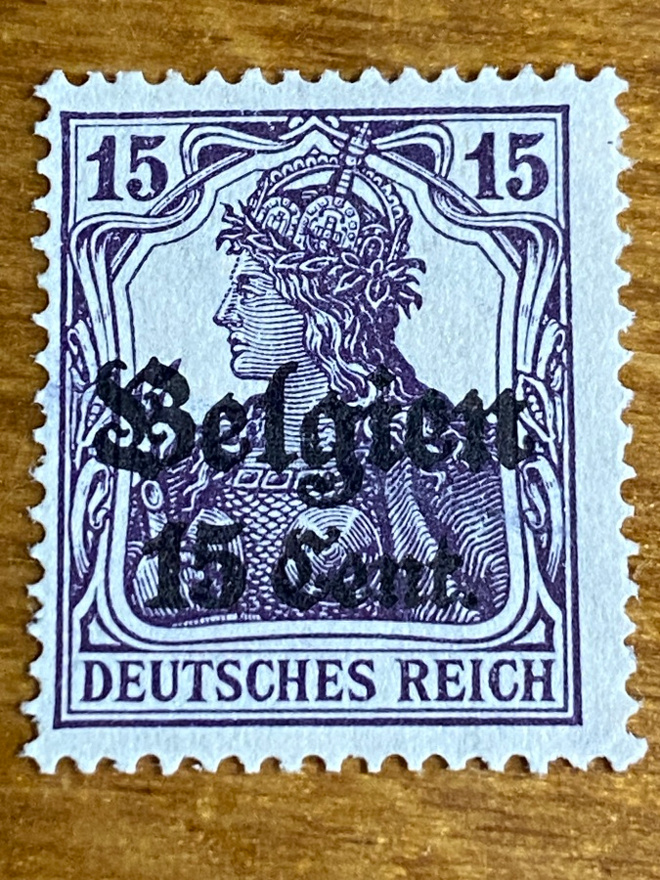 saksa reich 1914-1918 BELGIA MIEHITYS**