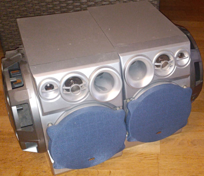 Jvc Twin Hyper Power-Drive Subwoofer Kaiuttimet 2kpl.