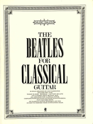 THE BEATLES for CLASSICAL GUITAR - kirja