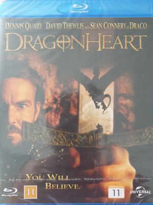 Dragon heart blu-ray UUSI 