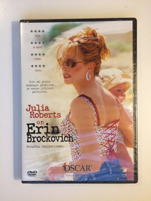 Erin Brockovich (2000) Julia Roberts (DVD) UUSI