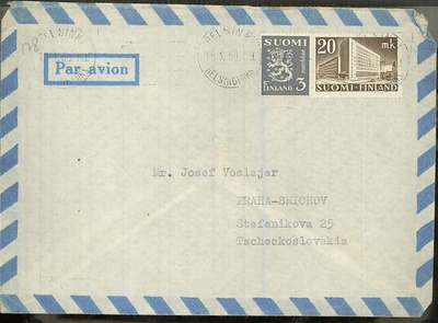 M30 1950 lentokirje CSR:ään