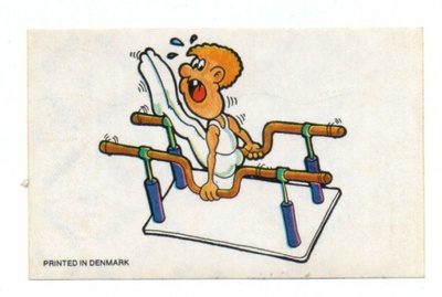 Dandy  Funny Sport 1973. Voimistelu. Nojapuut mutkalla.