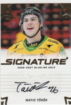 2026/27 Blueline Gold Signature Török Ilves /40
