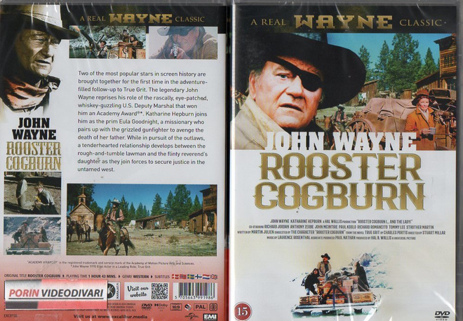 Rooster Cogburn	(4 204)	UUSI	-FI-	DVD			john wayne	1975