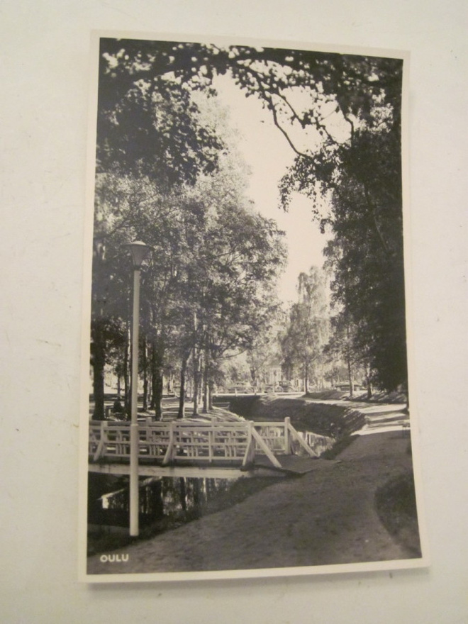 VANHA Postikortti Oulu 1950-l Alkup.Mallikappale