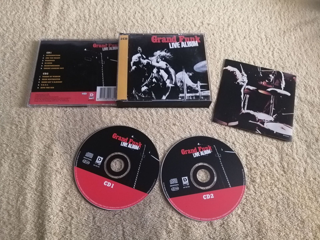 GRAND FUNK RAILROAD - Live Album 2CD