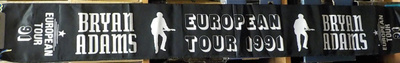 BRYAN ADAMS EUROPEAN TOUR 1991 KIERTUEHUIVI