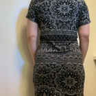 Lindex mustavalkoinen kuviollinen mekko S - pikkukuva 3