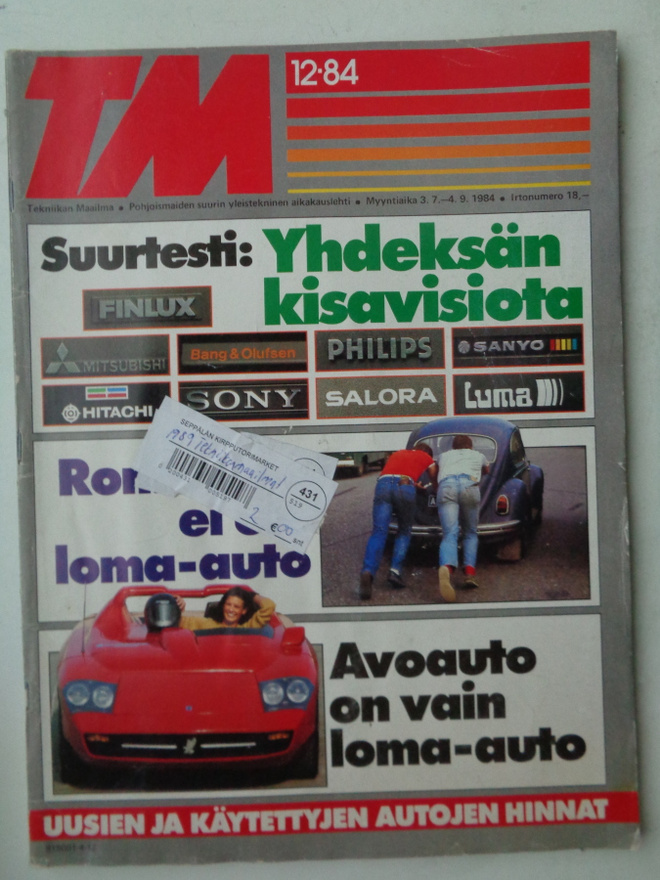 Tekniikan Maailma Nro 12/1984 (28.8)