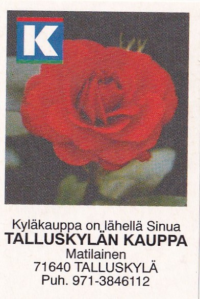 Talluskylä, Talluskylän Kauppa, Matilainen  , 2/13
