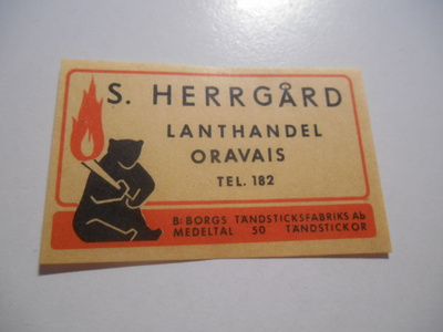 TT Etiketti KARHU S.Herrgård Oravais