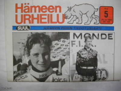 Hämeen urheilu Nro 5/1993 (12.3)