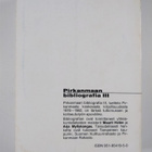 Maarit Helen ym. : Pirkanmaan bibliografia III 1976-1982 - pikkukuva 2
