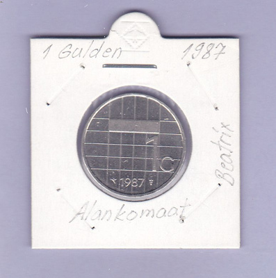 Alankomaat 1 Gulden v.1987 KM#205