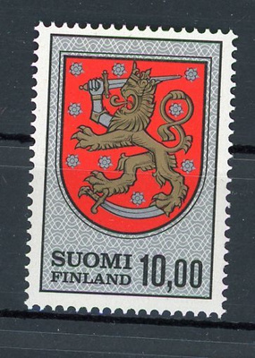 1974 Yleismerkki vaakuna 10,00 mk **