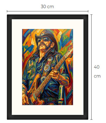 Uusi Lemmy Motörhead art print 30 cm x 40 cm